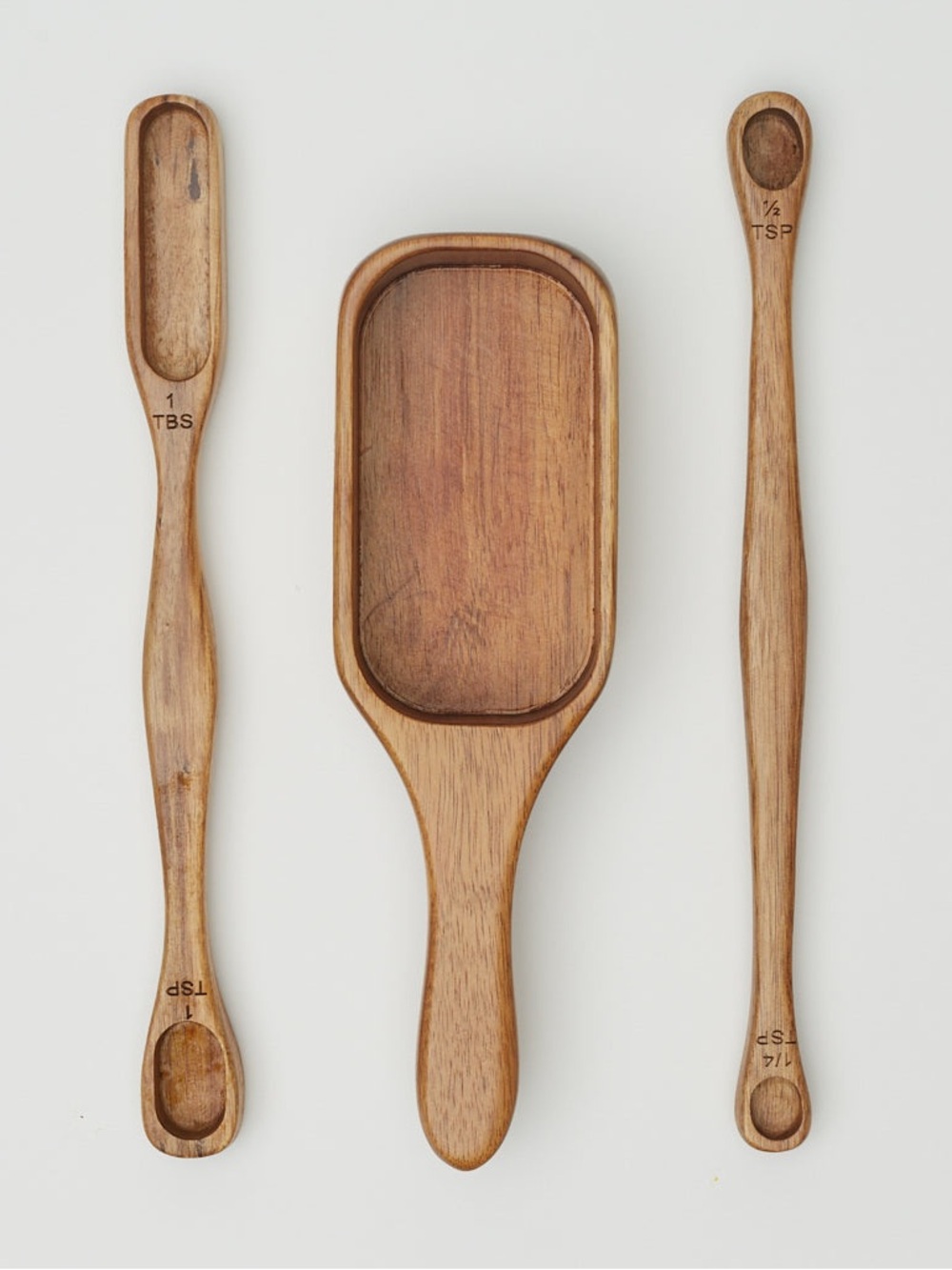 Mad Hungry 3-Piece Acacia Measuring Spoon Set